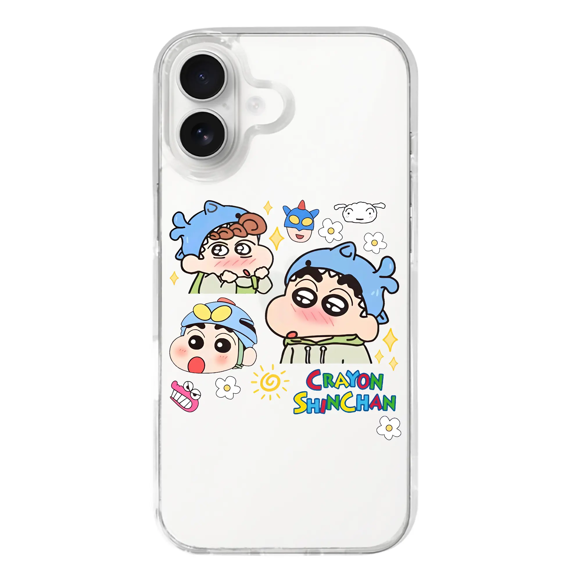 クレヨンしんちゃん グッズ 野原 しんのすけ - iPhone 17シリーズ 透明スマホケース – 薄型・耐衝撃・精密フィット保護カバー